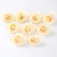 Cargar imagen en el visor de la galería, 10pcs/lot Artificial Flowers Silk Rose Head Wedding Decorations For Home Bride Bouquet DIY Headdress Garland Fake Flower Newyear