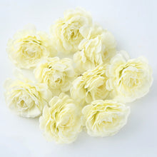 Cargar imagen en el visor de la galería, 10pcs/lot Artificial Flowers Silk Rose Head Wedding Decorations For Home Bride Bouquet DIY Headdress Garland Fake Flower Newyear