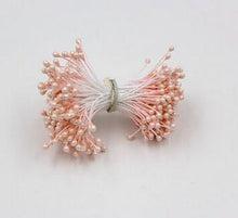 Cargar imagen en el visor de la galería, 100pcs/Lot Artificial Flowers Stamens Pearl Flower Stamen Floral Stamen for Cake Mini Rose Wedding Decoration Artificial Flowers