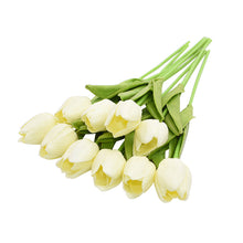 Cargar imagen en el visor de la galería, 10PCS Tulip Artificial Flower Real Touch Artificial Bouquet Fake Flower for Wedding Decoration Flowers Home Garen Decor
