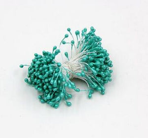 100pcs/Lot Artificial Flowers Stamens Pearl Flower Stamen Floral Stamen for Cake Mini Rose Wedding Decoration Artificial Flowers