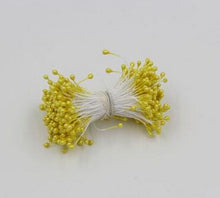 Cargar imagen en el visor de la galería, 100pcs/Lot Artificial Flowers Stamens Pearl Flower Stamen Floral Stamen for Cake Mini Rose Wedding Decoration Artificial Flowers
