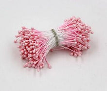 Cargar imagen en el visor de la galería, 100pcs/Lot Artificial Flowers Stamens Pearl Flower Stamen Floral Stamen for Cake Mini Rose Wedding Decoration Artificial Flowers
