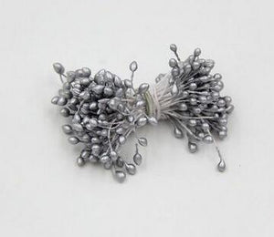 100pcs/Lot Artificial Flowers Stamens Pearl Flower Stamen Floral Stamen for Cake Mini Rose Wedding Decoration Artificial Flowers